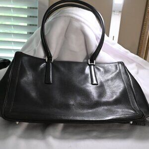 Coach black Leather tote